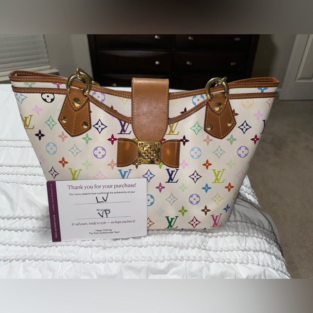 Louis Vuitton Colorful Monogram Annie GM Tote Bag